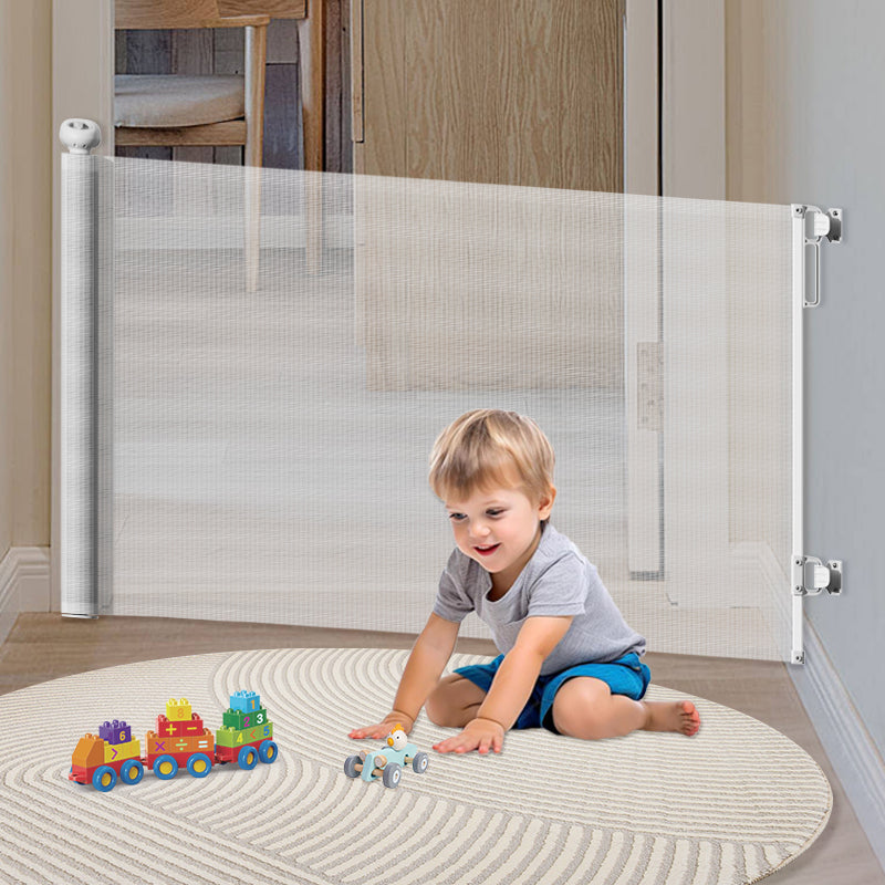 BabyBloom 33 * 55 inches Extra Wide Punch-Free Retractable Baby Gate