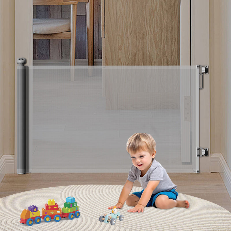 BabyBloom 33 * 55 inches Extra Wide Punch-Free Retractable Baby Gate