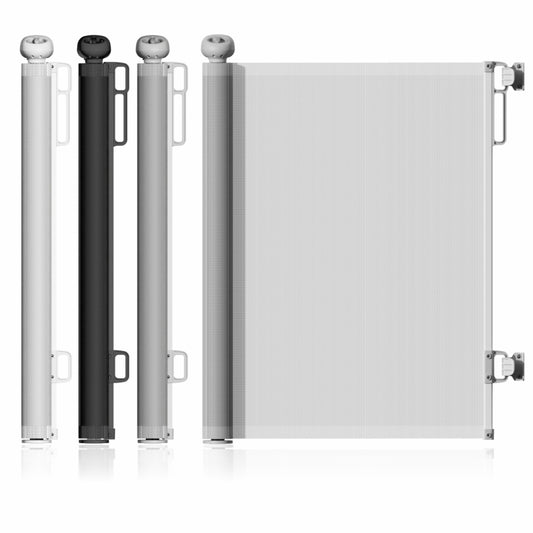 BabyBloom 33 * 55 inches Extra Wide Punch-Free Retractable Baby Gate